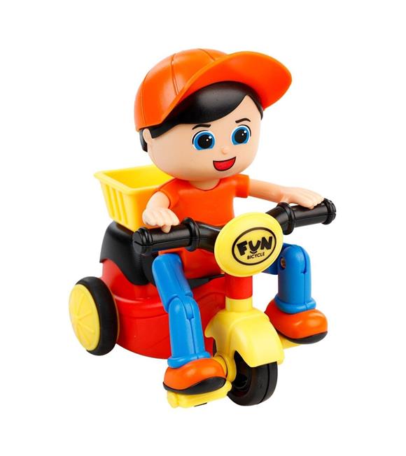 Can Toys Kutu İçinde Sürtmeli Bisikletli Çocuk 958-8_1
