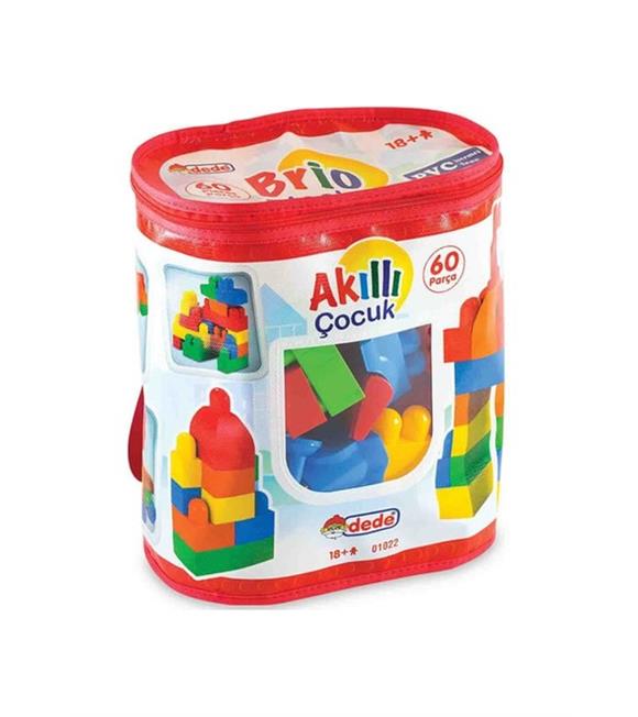 Dede Oyuncak Akıllı Çocuk Bloklar 60 Parça 01022