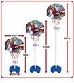 Dede Oyuncak Spiderman Büyük Ayaklı Basketbol Set 03404_1)