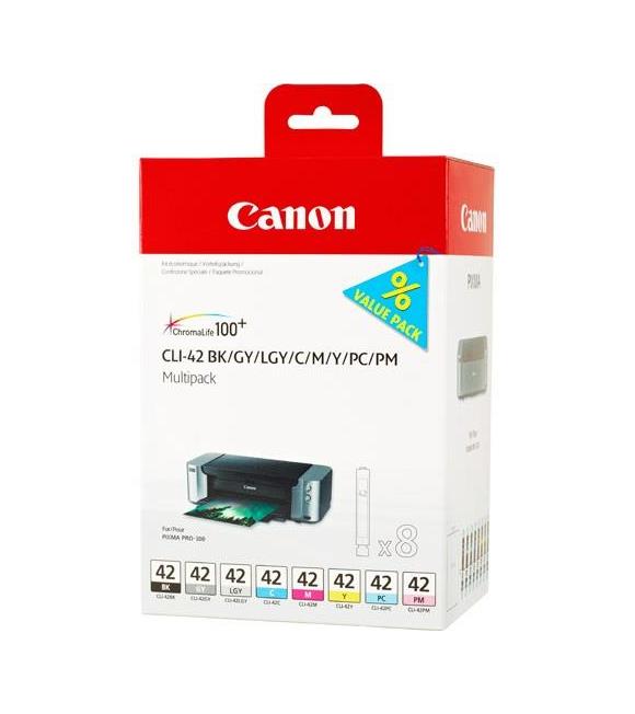 Canon CLI-42 Black-Cyan-Magenta-Yellow Siyah-Mavi-Kırmızı-Sarı Mürekkep Kartuş