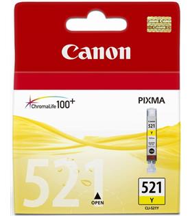 Canon CLI-521Y Yellow Sarı Mürekkep Kartuş MP260-540-550-560-620-630 MX860-870