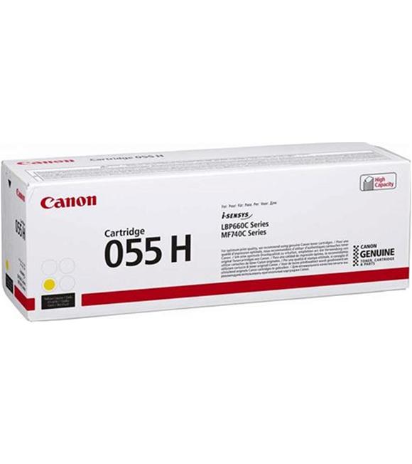 Canon CRG-055H Y Yellow Sarı Yüksek Kapasite Toner MF745