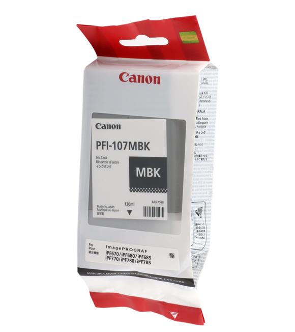 Canon PFI-107MBK Matte Black Mat Siyah Plotter Kartuş IPF770-775