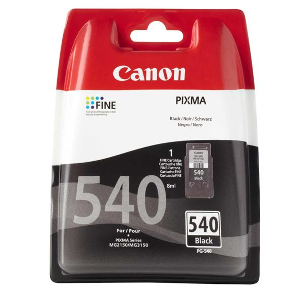 Canon PG-540 Black Siyah Mürekkep Kartuş MX375-390-395-435-475 MG2250-3250-3550