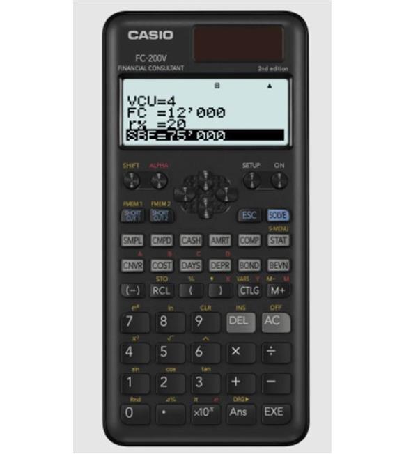Casio FC-200V Finansal Hesap Makinesi