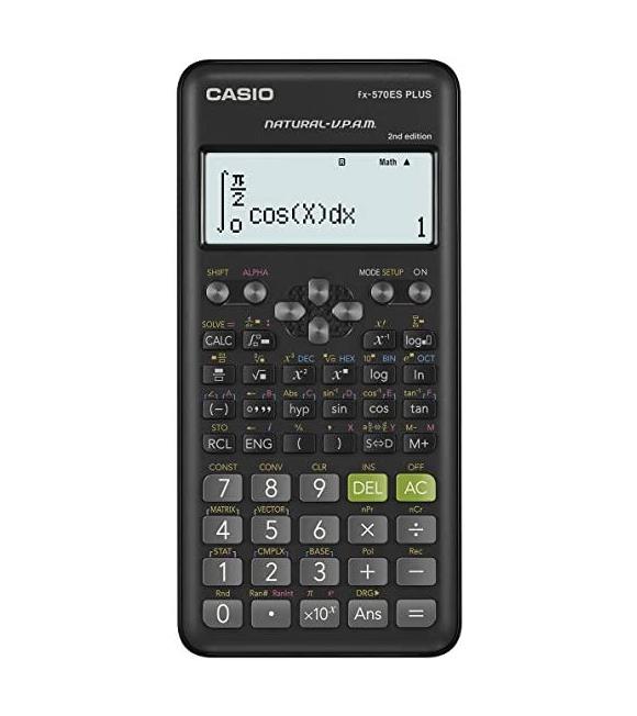 Casio FX-570ES PLUS 2. Versiyon Bilimsel Fonksiyonlu Hesap Makinesi