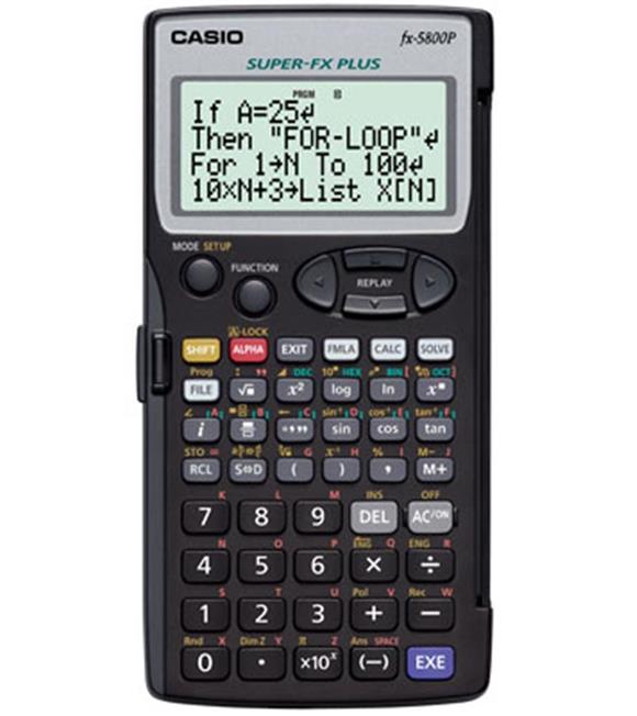 Casio FX-5800P Programlanabilir Bilimsel Fonksiyonlu Hesap Makinesi