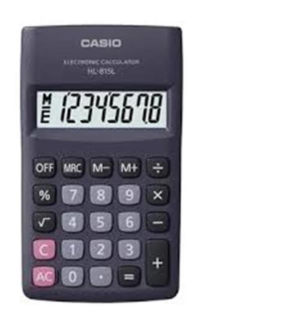 Casio HL-815L-BK 8 Hane Siyah Hesap Makinesi