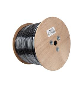 S-link SL-CAT609 305m 23AWG 0.56mm CCA Double Jack GRİ+Siyah Dış Mekan