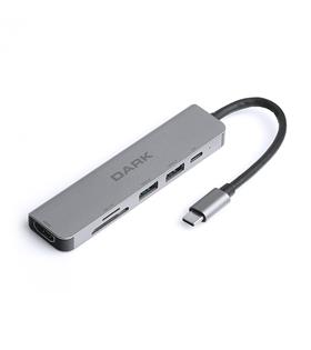 Dark DK-AC-U31X38 USB 3.1 Type-C 6 in 1 HDMI-TF SD Kart -USB 3.0 & USB 2.0-USB-C PD Çevirici HUB