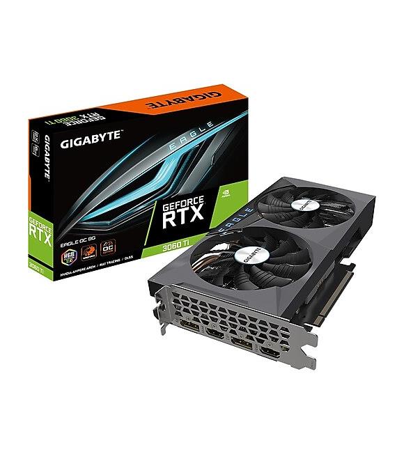 Gigabyte RTX3060Ti Eagle OC 8G GV-N306TEAGLE OC-8GD 8GB GDDR6 256Bit DX12 Gaming Ekran Kartı