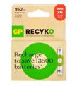 GP AAA 950 mAh Şarjlı İnce Kalem Pil 4+2'li Paket GP100AAAHCE4-2BB