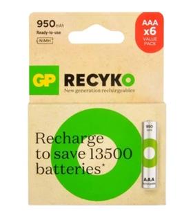 GP AAA 950 mAh Şarjlı İnce Kalem Pil 4+2'li Paket GP100AAAHCE4-2BB