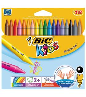 Bic Pastel Boya Plastidecor Silinebilir 18 Renk 829771