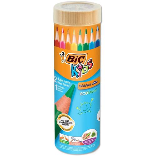 Bic Kuru Boya Evolution Üçgen Jumbo Metal Tüp 12+1 958192 Okula Dönüş Kampanyası Boya Gereçleri