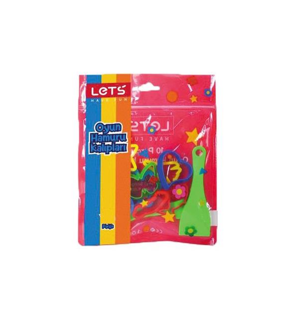 Lets Oyun Hamuru Kalıpları 8 Lİ L-8411