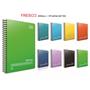 Gıpta Fresco Spiralli Plastik Kapak Defter A4 72 YP Kareli 4933
