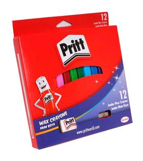 Pritt Pastel Boya Jumbo Silinebilir Üçgen 12 Lİ 1655739