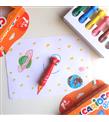 Carioca Keçeli Boya Kalemi Teddy Jumbo Bebek 6 LI 42815_1)