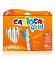 Carioca Keçeli Boya Kalemi Jumbo Bebek Süper Yıkanabilir 12 Li 42814