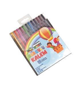 Nova Color Mum Pastel Boya Silinebilir Yuvarlak 12 Renk NC-2122