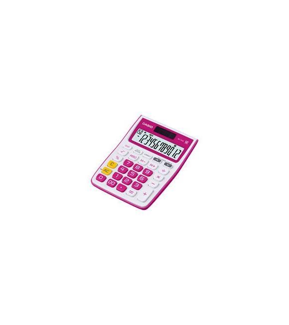 Casio MJ-12VC-RD İşlem Kontrollü 12 Hane Kırmızı Masa Üstü Hesap Makinesi