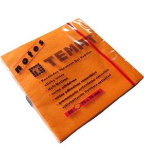 Temat Yapışkanlı Not Kağıdı Fosforlu Turuncu 75x75 MM 11234
