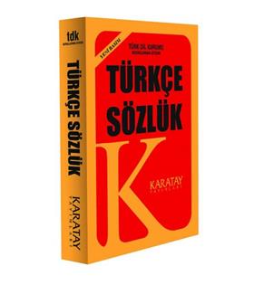 4E Sözlük Türkçe Plastik Kapak 1.Hamur Sarı Karatay Yayınevi Eğitim Gereçleri