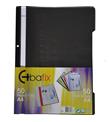 Bafix Telli Dosya Plastik XL Siyah A4