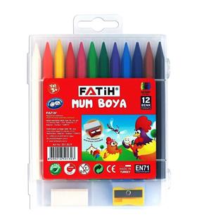Fatih Mum Pastel Boya Polymer Crayons 12 Renk 50130/F