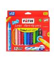 Fatih Keçeli Boya Kalemi Jumbo Yıkanabilir 12 Renk 34260