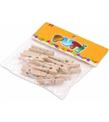 Puti Ahşap Büyük Mandal Natural 12 Lİ 8795