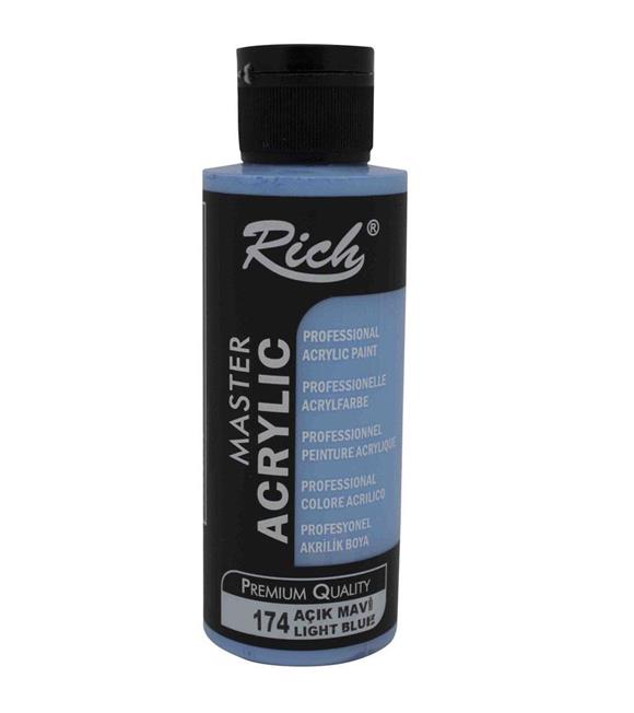 Rich Akrilik Boya Master 120 CC Açık Mavi 120-174