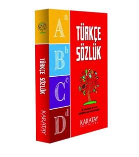 4E Sözlük Türkçe Karton Kapak 1.Hamur Karatay Yayınevi Eğitim Gereçleri