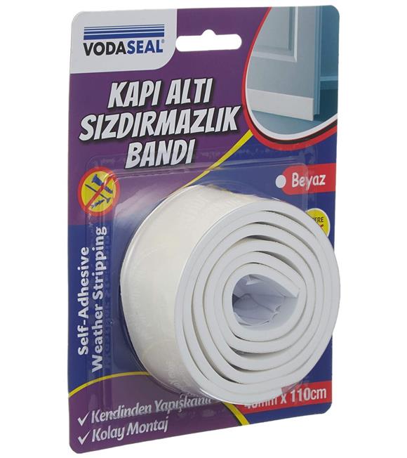 Vodaseal Sw-001 Kapı Altı Sızdırmazlık Bantı Beyaz