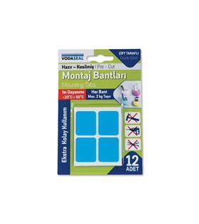 Vodaseal  Montoj Bantı Hazır Kesilmiş 12li Mavi-Beyaz ( Her Band 2Kg Taşır)