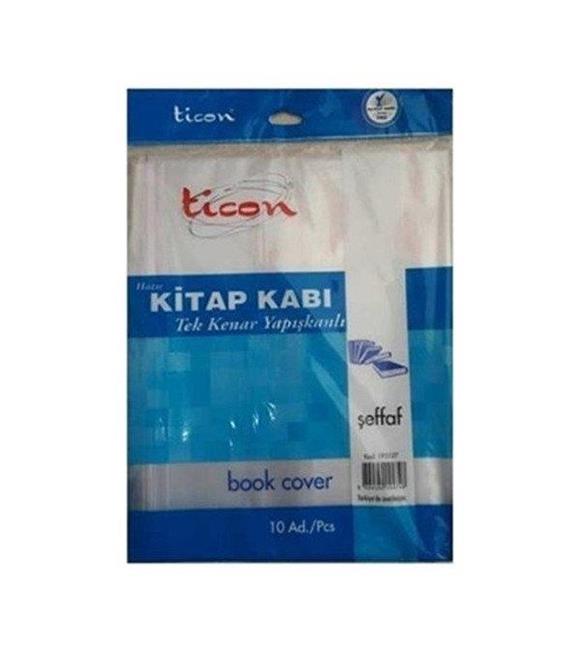 Ticon Hazır Kaplık Kitap Kabı Tek Kenar Yapışkanlı Şeffaf 193527