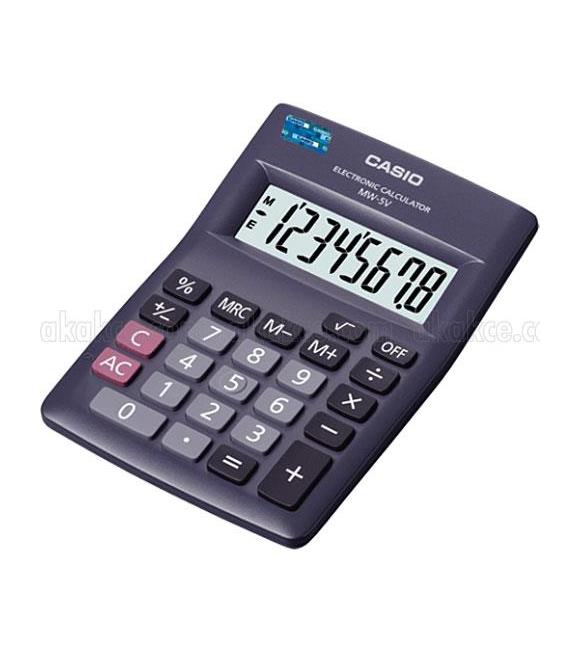 Casio MW-5V-BK 8 Hane Siyah Masa Üstü Hesap Makinesi