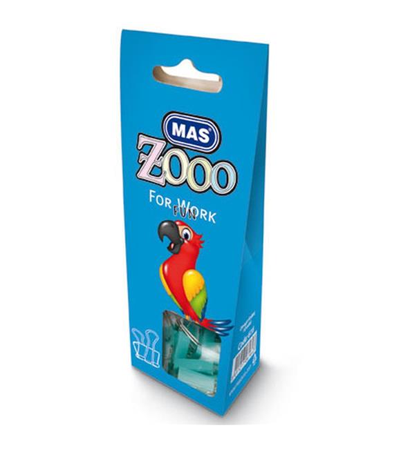 Mas Kıskaç (Klips) Zoo Omega Çelik Karton Pakette No:25 616