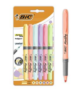 Bic Fosforlu Kalem Grip Pastel 6 LI 992561