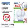 Vodaseal Hs-09  Sökülebilir 3lü Oval Askı Beyaz