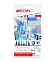 Edding Porselen Kalemi Fırça Uçlu 1-4 MM 6 LI Soğuk Renkler 4200