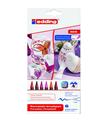 Edding Porselen Kalemi Fırça Uçlu 1-4 MM 6 LI Sıcak Renkler 4200/6S