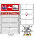 Tanex Ofis Etiketi Poşetli 34x55 MM Beyaz OFC-120