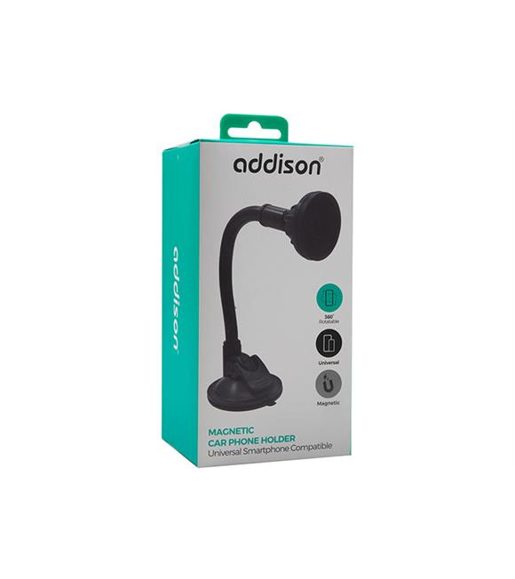 Addison ADS-130 Universal Ayarlanabilir Siyah Mıknatıslı Telefon Tutucu
