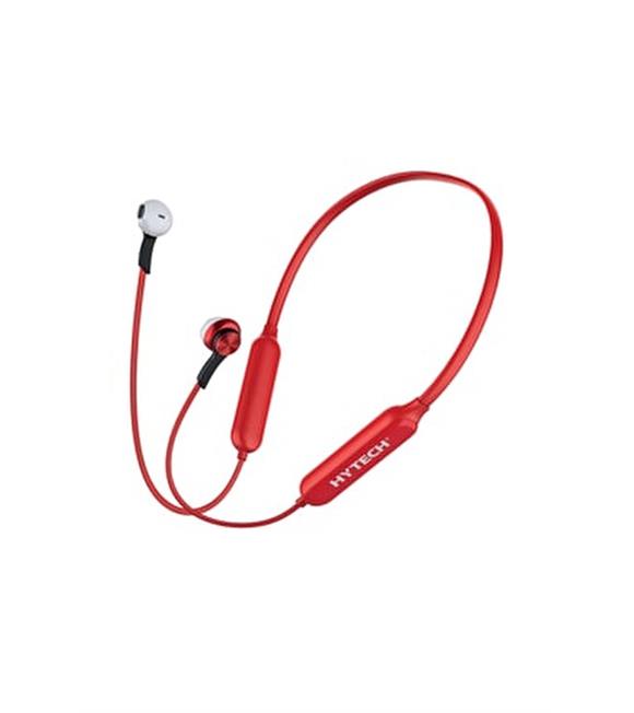 Hytech HY-XBK589 Kırmızı TF Kartlı Mıknatıslı Bluetooth Spor Kulak içi Kulaklık & Mikrofon