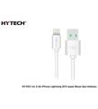 Hytech HY-X93 1m 2.A iPhone Lightning Beyaz Şarj Kablosu