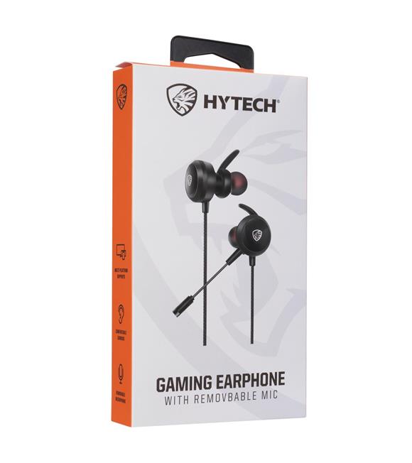 Hytech HY-GK2 3,5 Oyuncu Esnek Mikrofonlu Siyah Kulakiçi Kulaklık