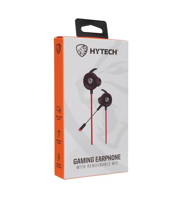 Hytech HY-GK1 3,5 Oyuncu Esnek Mikrofonlu Kırmızı Kulakiçi Kulaklık
