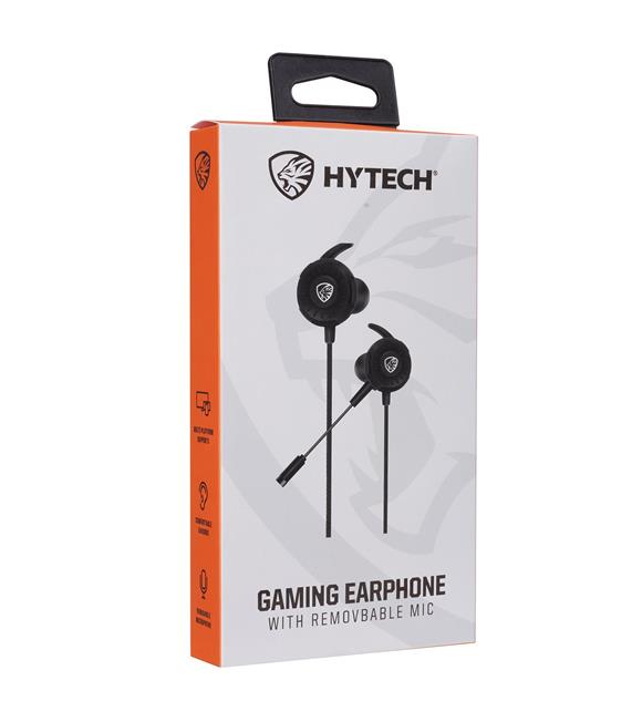 Hytech HY-GK1 3,5 Oyuncu Esnek Mikrofonlu Siyah Kulakiçi Kulaklık